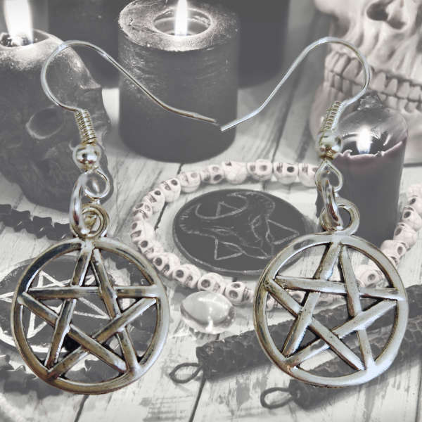 Mystic Pentagram Earrings