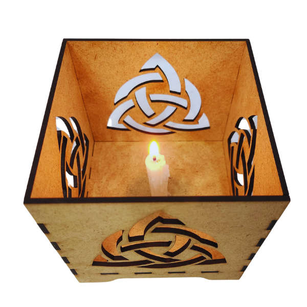 Mystic Triquetra Candle Holder