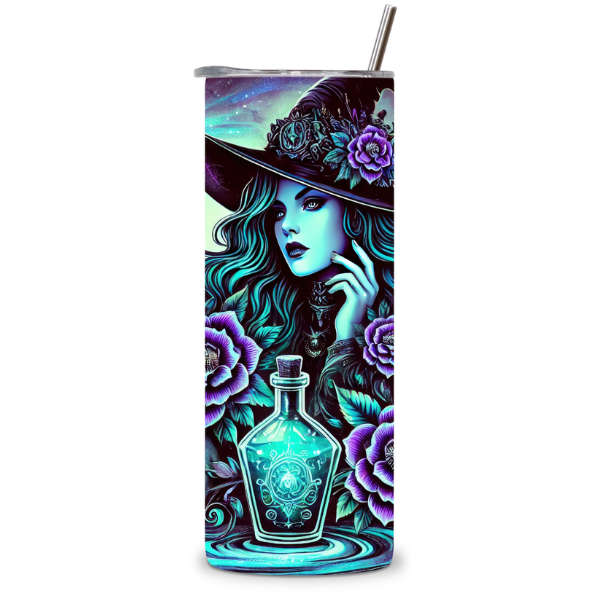 Mystic Witch Tumbler  Sip with Magical Intent 