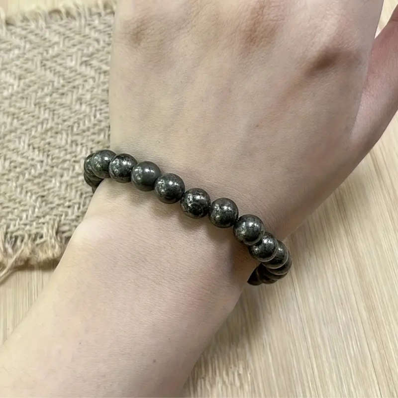 Pyrite Energy Bracelet  Confidence, Abundance & Protection