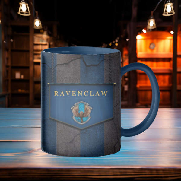 Ravenclaw Themed Dark Blue Mug