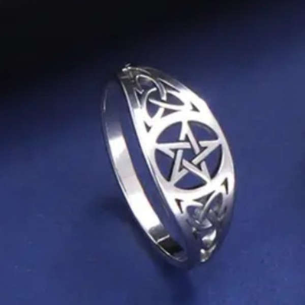 Sacred Shield Pentagram Ring