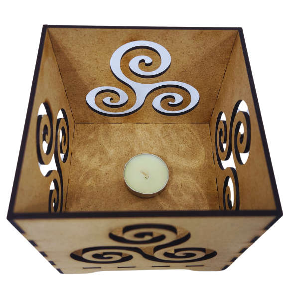 Sacred Spiral Candle Holder
