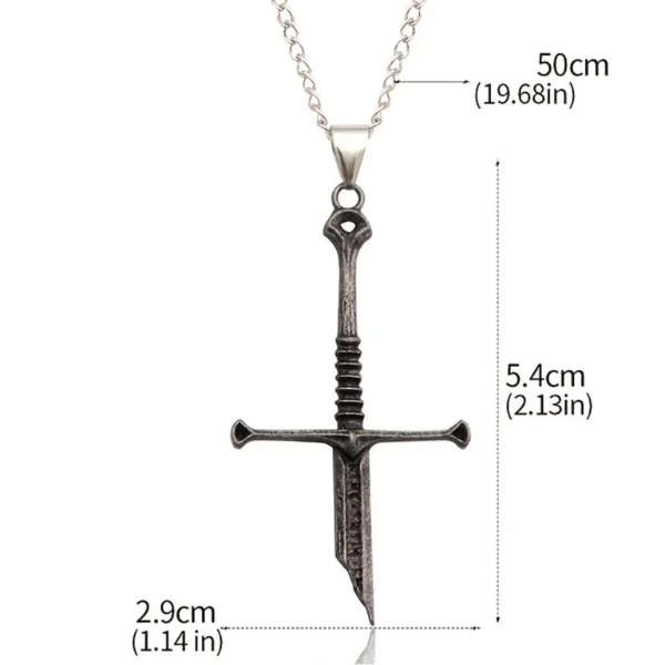Shards of Narsil  Sword of the Fallen King Pendant Necklace