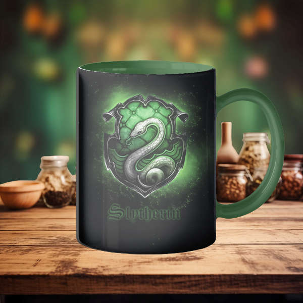 Slytherin Themed Dark Green Mug