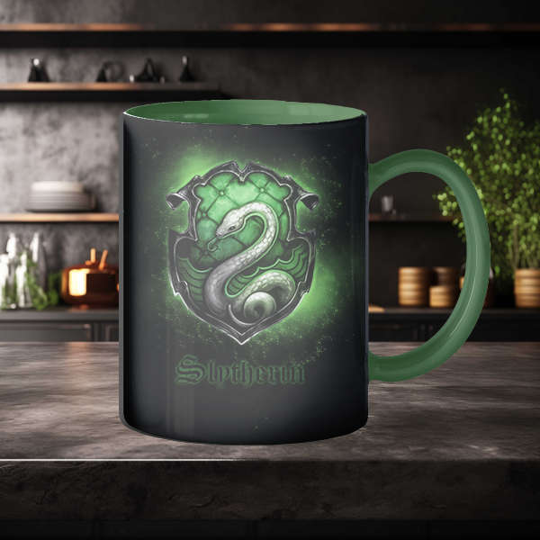Slytherin Themed Dark Green Mug