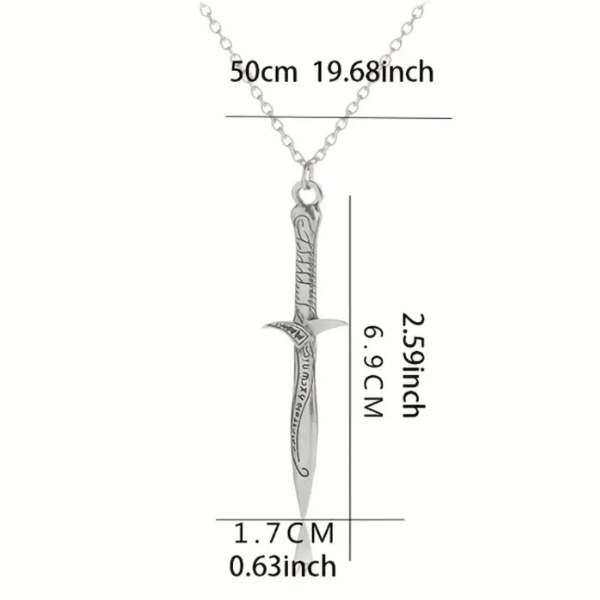 Sting, Blade of Frodo Baggins  Elven Sword Necklace of Middle-earth