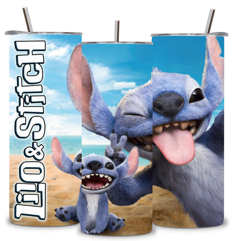 Stitch Themed Tumbler Live Action Edition