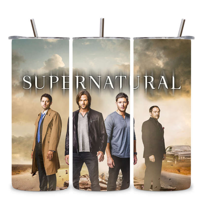 Supernatural Themed Tumbler