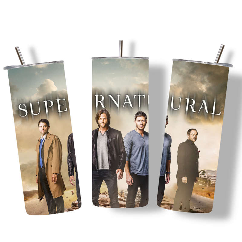 Supernatural Themed Tumbler