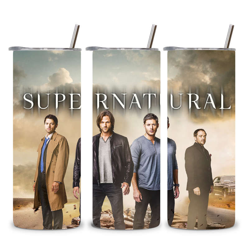 Supernatural Themed Tumbler