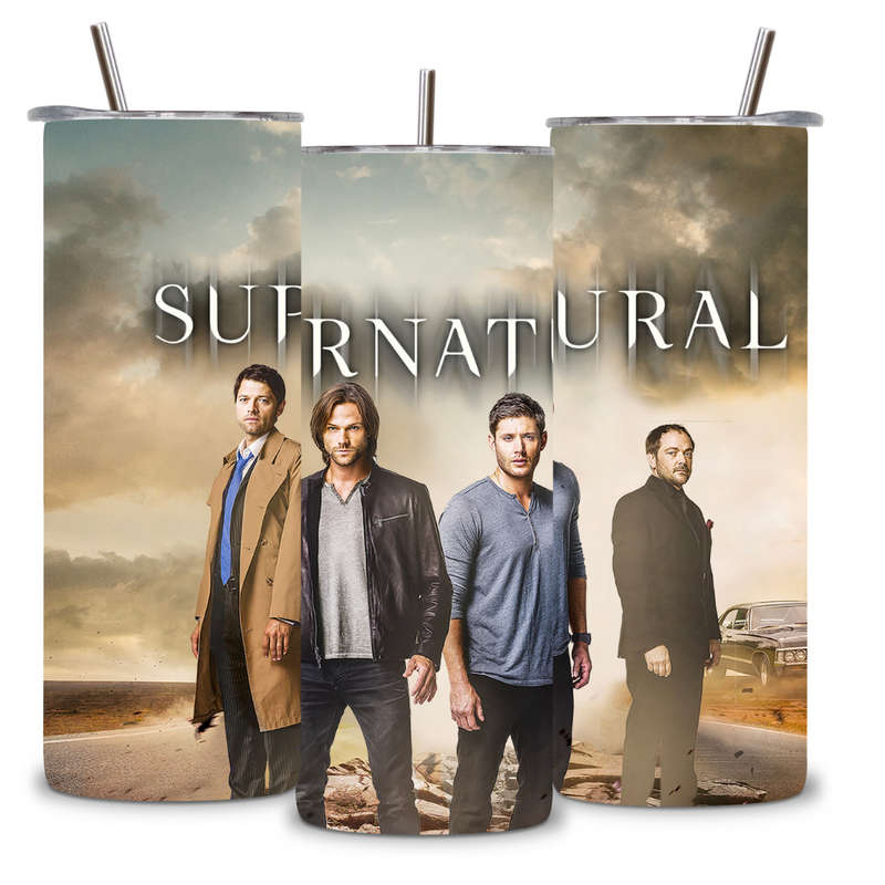 Supernatural Themed Tumbler