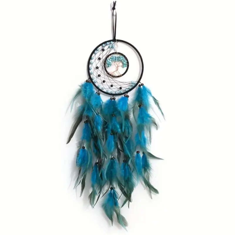Tree of Life Moon Dreamcatcher  Intuition, Healing & Celestial Balance