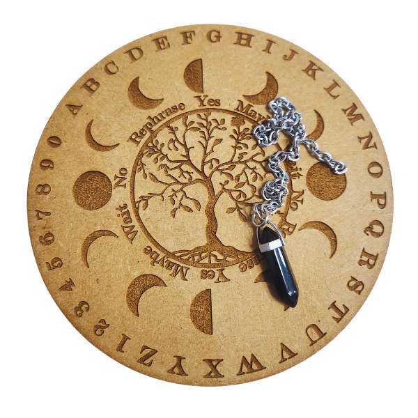 Tree of Life Moon Phase Pendulum Board