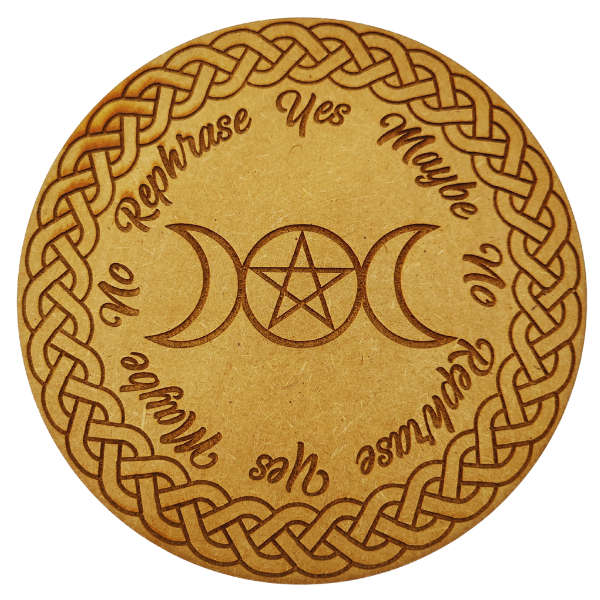 Triple Moon Pentacle Pendulum Board