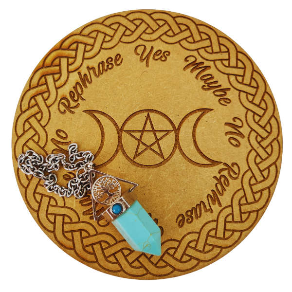 Triple Moon Pentacle Pendulum Board