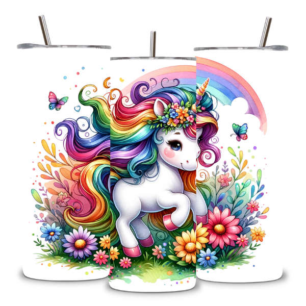 Unicorn Garden Bliss Tumbler