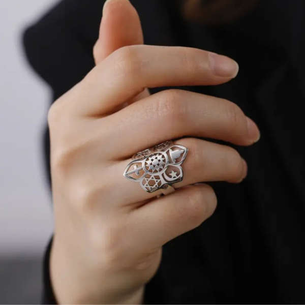 Unity Lotus Adjustable Ring