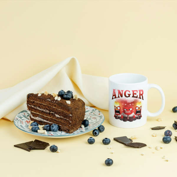 Anger Themed Coffee Cup