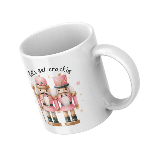 Let's Get Crackin Nutcracker Coffee Cup and Coaster Set