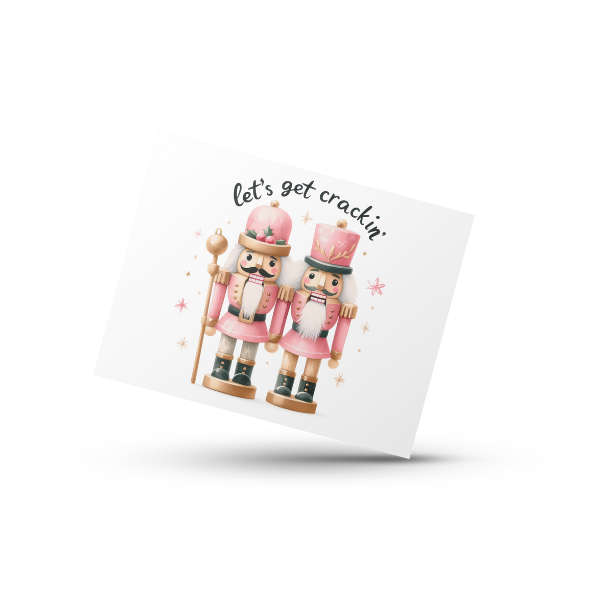 Let's Get Crackin Nutcracker Coffee Cup and Coaster Set
