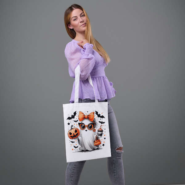 Spooky Ghost Shopping Bag