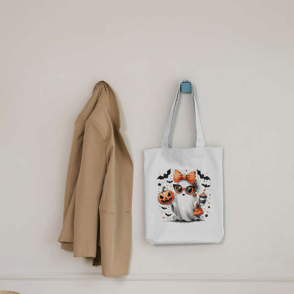 Spooky Ghost Shopping Bag