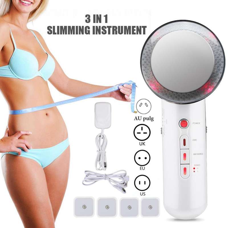Ultrasound Cavitation EMS Body Slimming Massager Lipo Fat Burn... - EU Plug With Box / United States