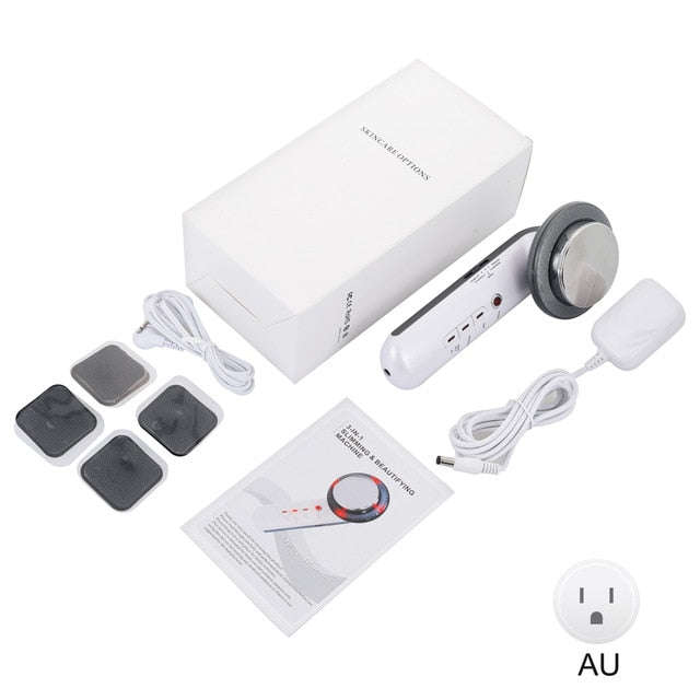 Ultrasound Cavitation EMS Body Slimming Massager Lipo Fat Burn... - EU Plug With Box / United States
