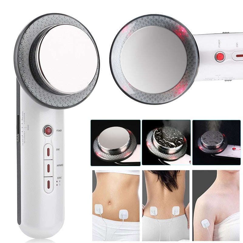 Ultrasound Cavitation EMS Body Slimming Massager Lipo Fat Burn... - EU Plug With Box / United States
