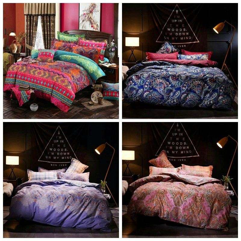 Ethnic Style Bohemian Bedding Mandala Duvet Cover Set