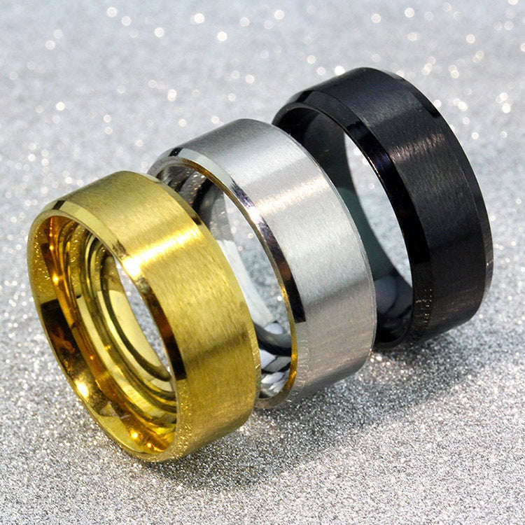 Men Ring, Ring Size:10(Silver)