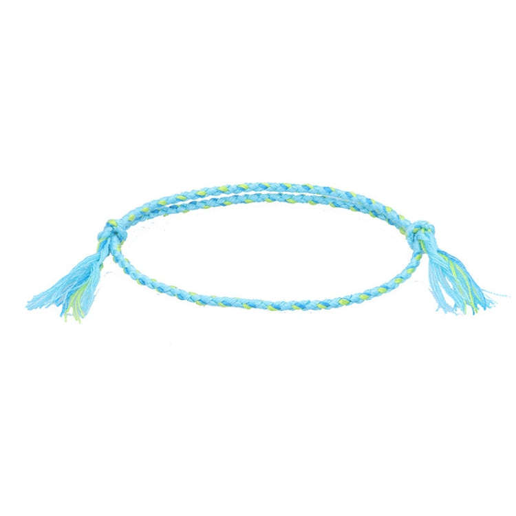1010-89 Four-strand Colorful Braided Rope Adjustable Bracelet(4)