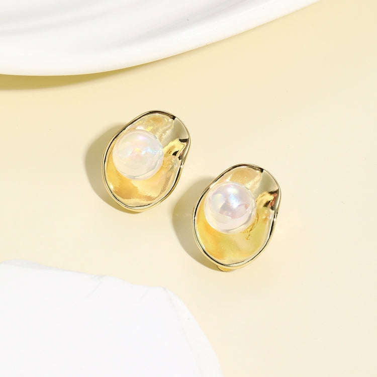 E2208-7 Drag Colorful Pearls Baroque Earrings Pearl Ear Clip Women Without Ear Piercing