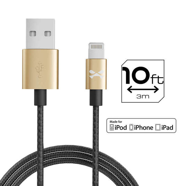 Ghostek Lightning 3m Fast Charging Braided Cable