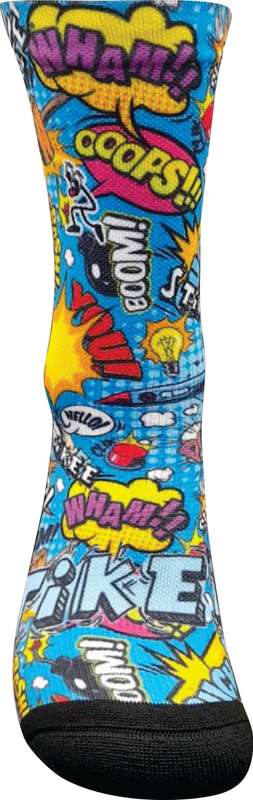 Stikee Cartoon Sock - Blue
