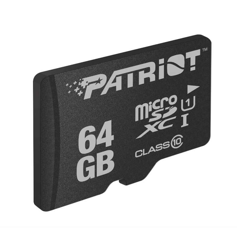 Patriot LX CL10 64GB Micro SDHC Card