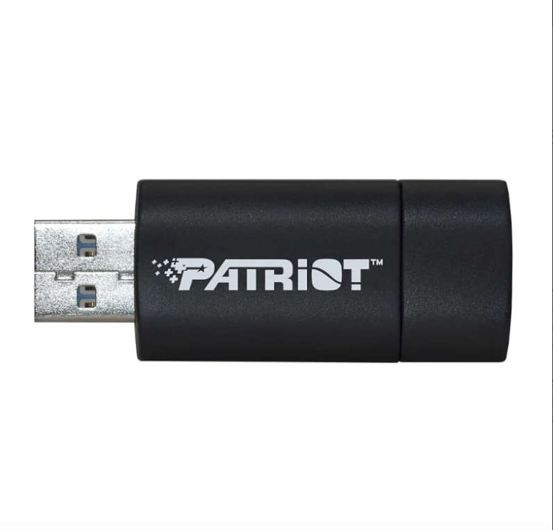 Patriot Supersonic Rage Lite 128GB USB 3.2 Gen1 Flash Drive  Black