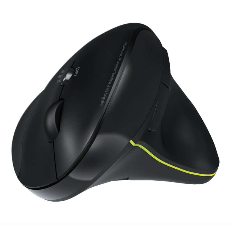 Port Connect Bluetooth Wireless Rechargeable Ergonomic Mouse