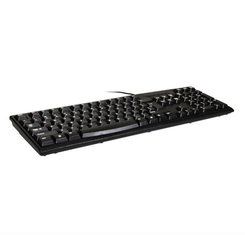 Port Connect Office Budget Wired Keyboard-Black