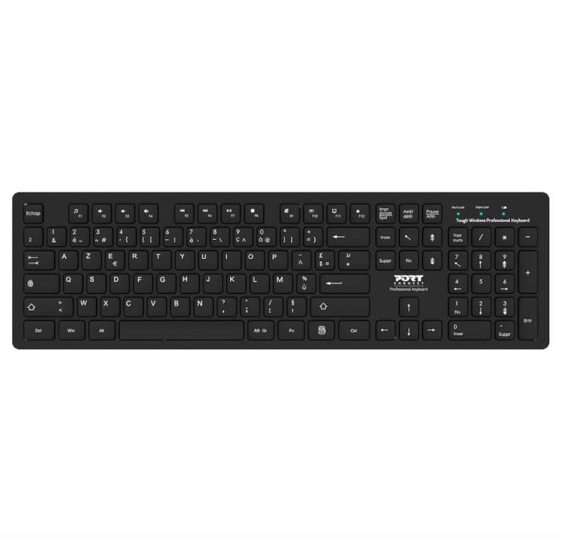 Port Connect Office Tough Wired Keyboard-Black