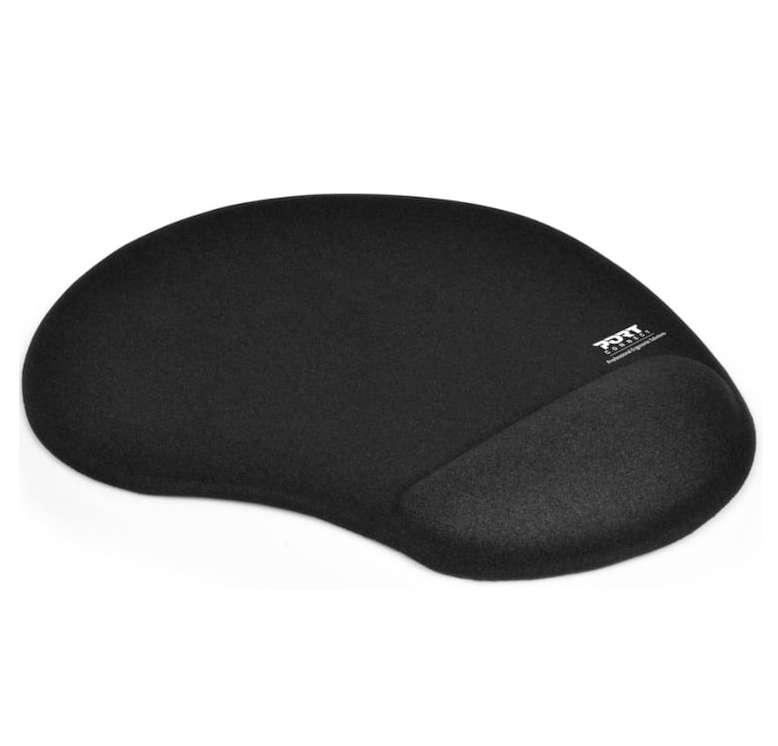 Port Ergonomic Gel Mouse Pad  Black