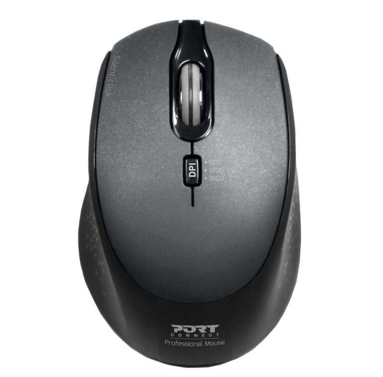 Port Wireless Silent 3600DPI 3 Button Dongle Mouse
