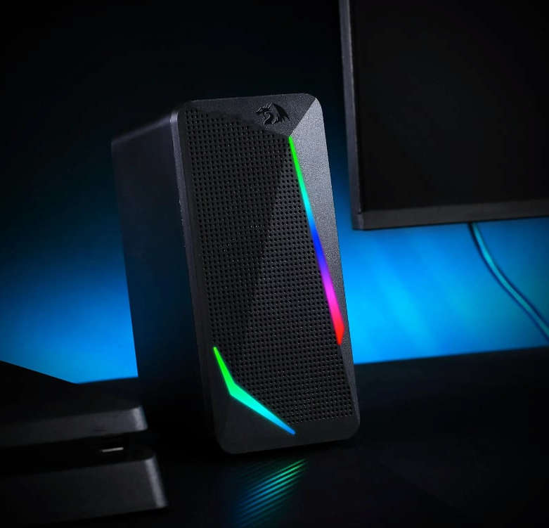 Redragon 2 Satellite RGB Gaming Speakers Waltz  Black