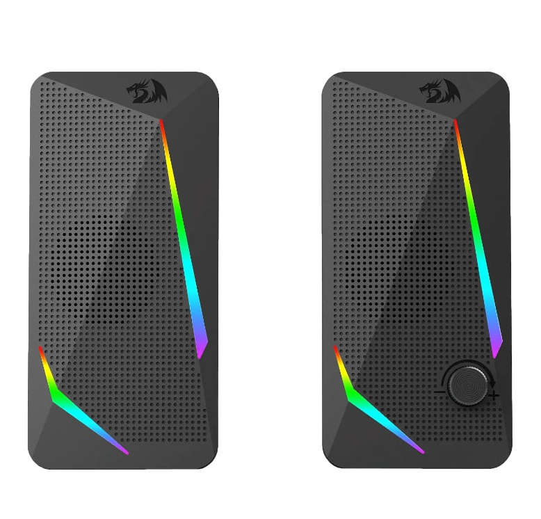 Redragon 2 Satellite RGB Gaming Speakers Waltz  Black