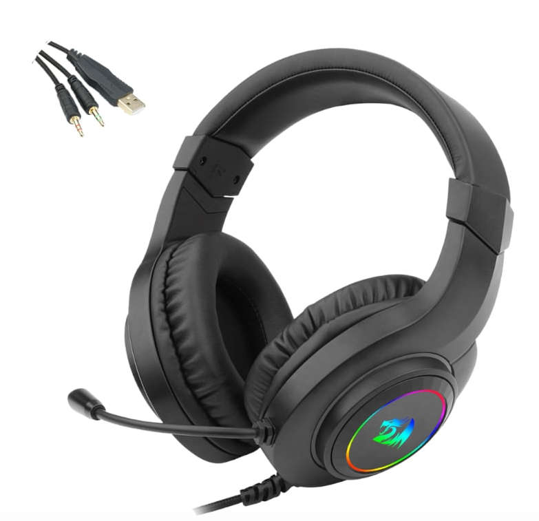 Redragon Over Ear Hylas Aux Wired Gaming Headset