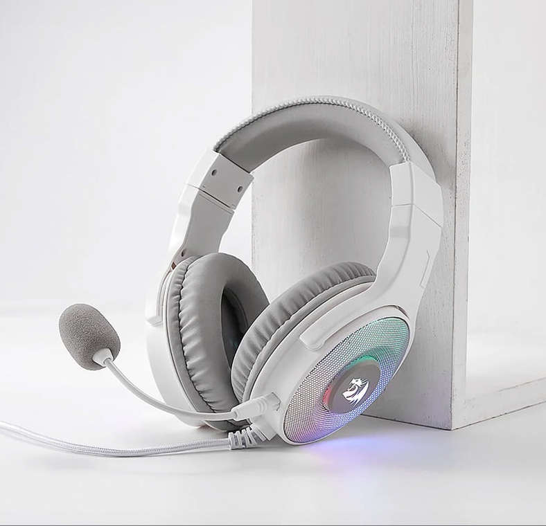 Redragon Over Ear Pandora Gaming Headset  White