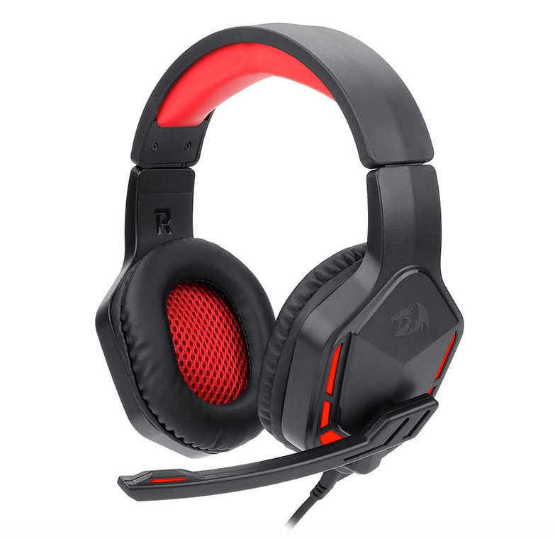 Redragon Over Ear Themis Aux Gaming Headset  Black
