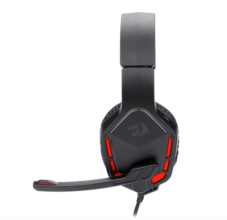 Redragon Over Ear Themis Aux Gaming Headset  Black