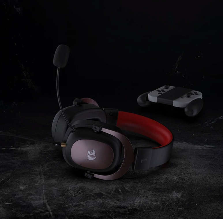 Redragon Over Ear Zeus 2 USB Wired Gaming Headset  Black